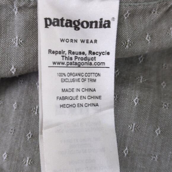 Patagonia Men's XL Button Down Shirt, Organic Cotton Long Sleeve Scorpo Dobby - Picture 5 of 6